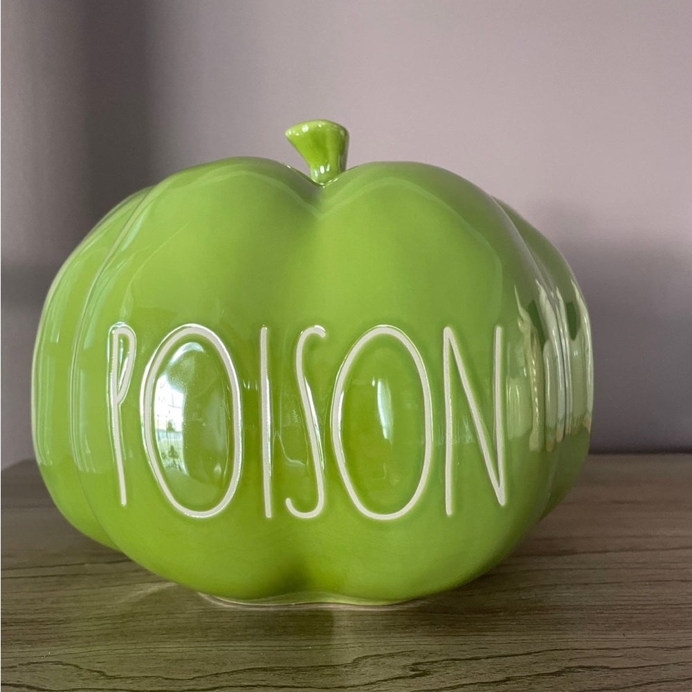 RAE DUNN “POISON” HALLOWEEN PUMPKIN